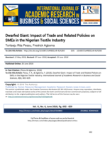 Dwarfed giant: impact of trade and related policies on SMEs in the Nigerian textile industry