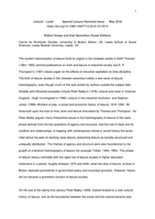 Introduction: Robert Snape and Karl Spracklen