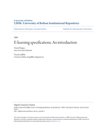 E-learning specifications. An introduction