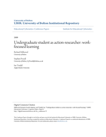Undergraduate student as action-researcher: work-focused learning