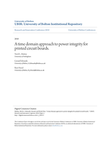 A time domain approach to power integrity for printed circuit boards