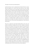 The impact of coronavirus in education : some personal perspectives