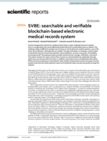 SVBE: searchable and verifiable blockchain-based electronic medical records system