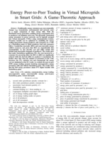 Energy peer-to-peer trading in virtual microgrids in smart grids: a game-theoretic approach