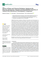Effects of water and chemical solutions ageing on the physical, mechanical, thermal and flammability properties of natural fibre-reinforced thermoplastic composites