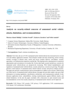 Analysis on security-related concerns of unmanned aerial vehicle: attacks, limitations, and recommendations