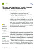 Distributed ledger based blockchain technology for reliable electronic voting system with statistical analysis
