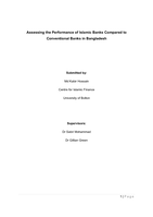 Assessing the performance of Islamic banks compared to conventional banks in Bangladesh