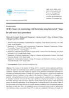 SCBC: Smart city monitoring with blockchain using Internet of Things for and neuro fuzzy procedures