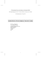 Synthetic review of service employees’ innovative conduct