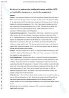 Key drivers for implementing building information modelling (BIM) and stakeholder management on construction megaprojects