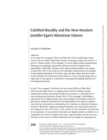 Calcified morality and the new heroism: Jennifer Egan’s monstrous futures