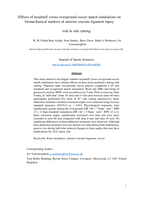 Effects of treadmill versus overground soccer match simulations on biomechanical markers of anterior cruciate ligament injury risk in side cutting