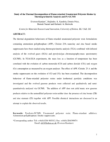 Study of the Thermal Decomposition of Flame-retarded Unsaturated Polyester Resins by Thermogravimetric Analysis and Py-GC/MS