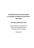 An investigation into circle dance as a medium to promote occupational well-being