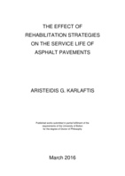 The effect of rehabilitation strategies on the service life of asphalt pavements