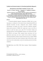 Synthesis and characterization of a functional polyhedral oligomeric silsesquioxane and its flame retardancy in epoxy resin