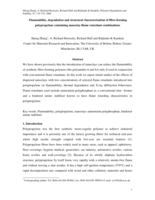 Flammability, degradation and  structural characterization of fibre-forming polypropylene containing nanoclay - flame retardant combinations