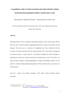 A quantitative study of carbon monoxide and carbon dioxide evolution during thermal degradation of flame retarded epoxy resins