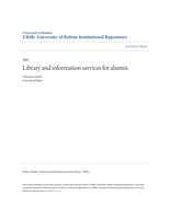 Library and information services for alumni