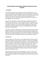 Taking the register: the government's proposal for children not in school