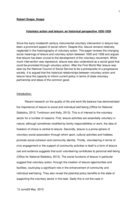 Voluntary action and leisure: an historical perspective 1830-1939