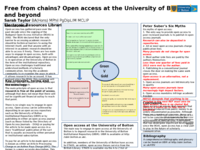 Free from chains? Open access at the University of Bolton and beyond [Poster]