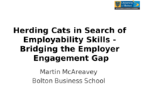 Herding cats in search of employability skills