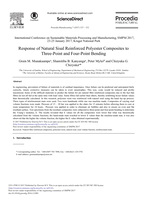 Response of natural sisal reinforced polyester composites to three-point and four-point bending