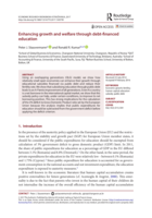 Enhancing growth and welfare through debt-financed education