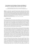 Conversations in search of audiences: Prospects and challenges of marketing UK’s postgraduate higher education using social media