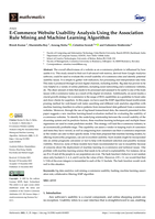 E-commerce website usability analysis using the association rule mining and machine learning algorithm