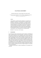 CIA in data security