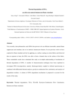 Thermal degradation of DNA, an all-in-one natural intumescent flame retardant