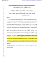 Unprecedented electromagnetic shielding effectiveness of lightweight nonwoven Ag/PA66 fabrics