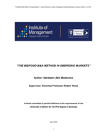 The Bidfood M&A method in emerging markets