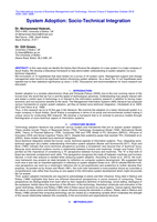 System adoption: socio-technical integration