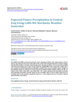 Expected future precipitation in central Iraq using LARS-WG stochastic weather generator