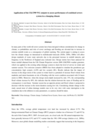 Application of the UKCP09 WG outputs to assess performance of combined sewers system in a changing climate