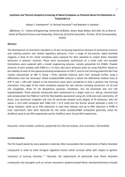Synthesis and thermal analytical screening of metal complexes as potential novel fire retardants in polyamide 6.6