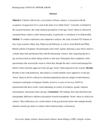 Anti-gay ‘honor’ abuse: A multinational attitudinal study of collectivist vs. individualist orientated populations in Asia and England