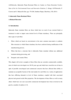 Inherently flame resistant fibres