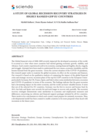 A study of global recession recovery strategies in highly ranked GDP EU countries