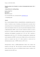 Enhancing polymer char formation by reaction with phosphorylated polyols. Part 1 Cellulose