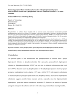 Enhancing polymer flame retardancy by reaction with phosphorylated polyols. Part 2 Cellulose treated with a phosphonium salt urea condensate (Proban CC®) flame retardant