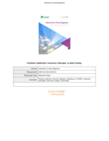 Positive addiction recovery therapy: A pilot study