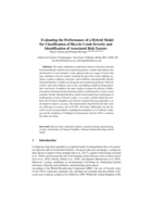 Evaluating the performance of a hybrid model for classification of bicycle crash severity and identification of associated risk factors