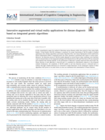 Innovative augmented and virtual reality applications for disease diagnosis based on integrated genetic algorithms