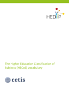 The Higher Education Classification of Subjects (HECoS) vocabulary. HEDIIP project public deliverable 4.