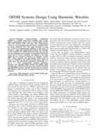 OFDM systems design using harmonic wavelets